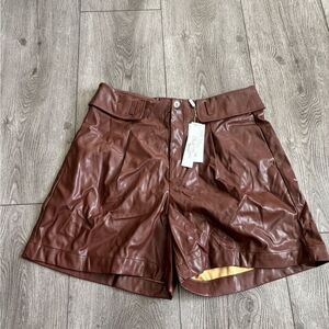 Belle poque Brown Women's Shorts